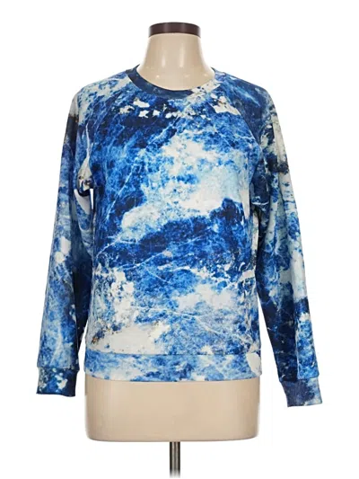 Pre-owned Assorted Brands Long Sleeve T-shirt In Blue