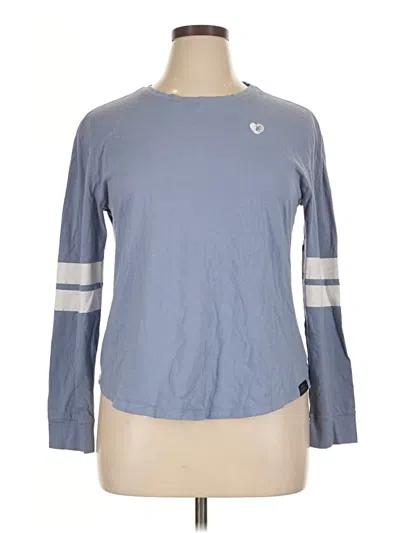 Pre-owned Assorted Brands Long Sleeve T-shirt In Blue