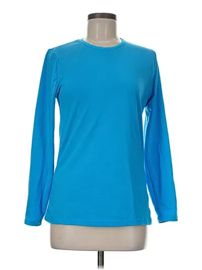 Pre-owned Assorted Brands Long Sleeve T-shirt In Blue