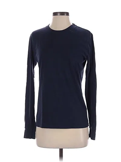 Pre-owned Assorted Brands Long Sleeve T-shirt In Blue