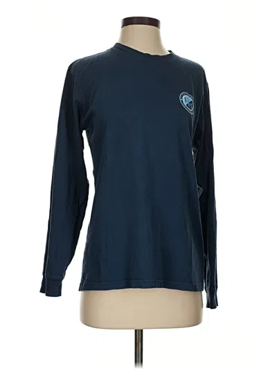 Pre-owned Assorted Brands Long Sleeve T-shirt In Blue