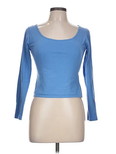 Pre-owned Assorted Brands Long Sleeve T-shirt In Blue