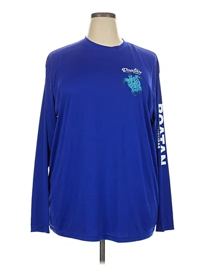 Pre-owned Assorted Brands Long Sleeve T-shirt In Blue