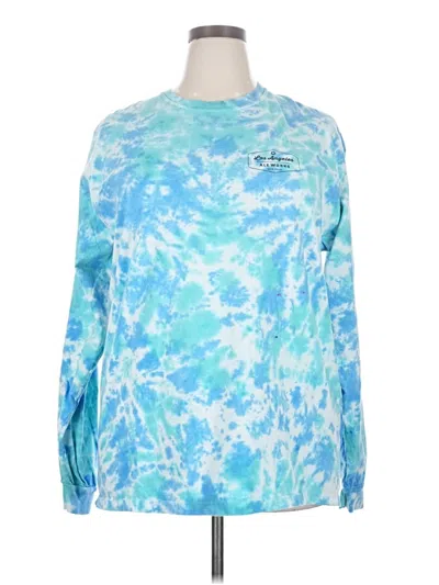 Pre-owned Assorted Brands Long Sleeve T-shirt In Blue