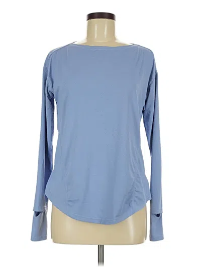 Pre-owned Assorted Brands Long Sleeve T-shirt In Blue
