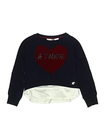 Pre-owned Assorted Brands Kids' Long Sleeve T-shirt In Blue