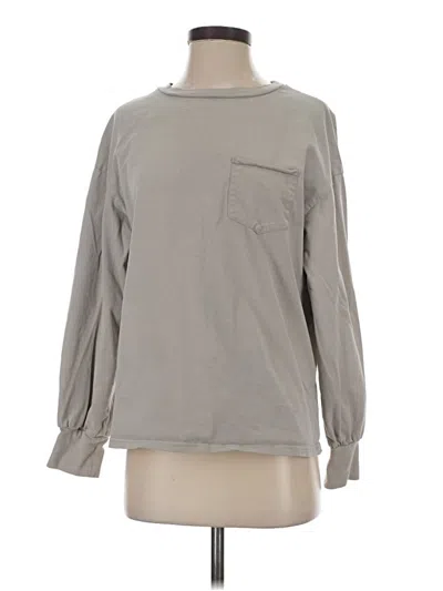 Pre-owned Assorted Brands Long Sleeve T-shirt In Brown