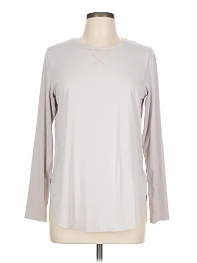 Pre-owned Assorted Brands Long Sleeve T-shirt In Brown