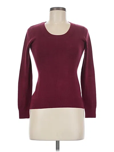 Pre-owned Assorted Brands Long Sleeve T-shirt In Burgundy