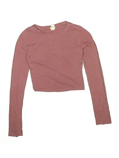 Pre-owned Assorted Brands Kids' Long Sleeve T-shirt In Burgundy
