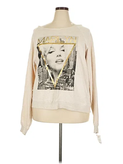 Pre-owned Assorted Brands Long Sleeve T-shirt In Gold