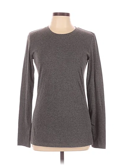 Pre-owned Assorted Brands Long Sleeve T-shirt In Gray