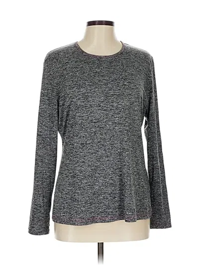 Pre-owned Assorted Brands Long Sleeve T-shirt In Gray