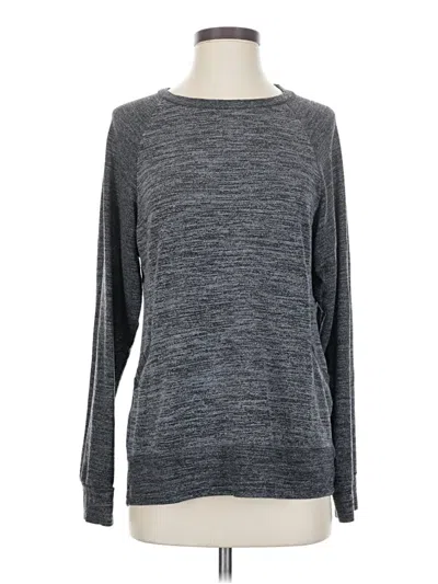 Pre-owned Assorted Brands Long Sleeve T-shirt In Gray