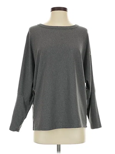Pre-owned Assorted Brands Long Sleeve T-shirt In Gray