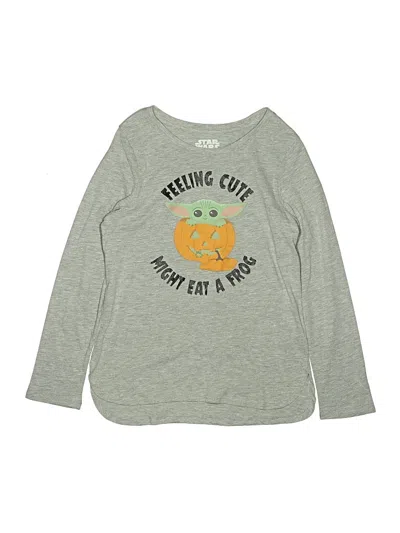 Pre-owned Assorted Brands Kids' Long Sleeve T-shirt In Gray