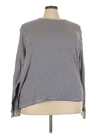 Pre-owned Assorted Brands Long Sleeve T-shirt In Gray