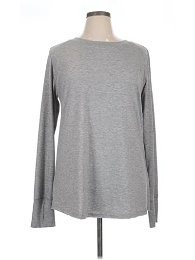 Pre-owned Assorted Brands Long Sleeve T-shirt In Gray