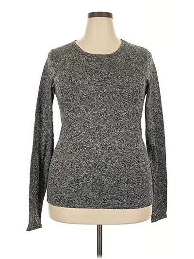 Pre-owned Assorted Brands Long Sleeve T-shirt In Gray