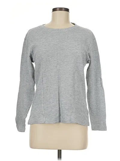 Pre-owned Assorted Brands Long Sleeve T-shirt In Gray