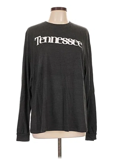 Pre-owned Assorted Brands Long Sleeve T-shirt In Gray