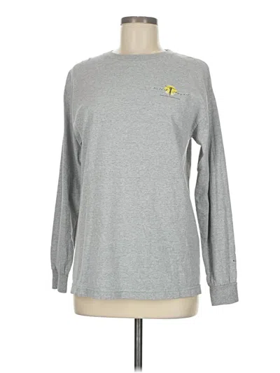 Pre-owned Assorted Brands Long Sleeve T-shirt In Gray