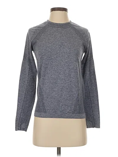 Pre-owned Assorted Brands Long Sleeve T-shirt In Gray