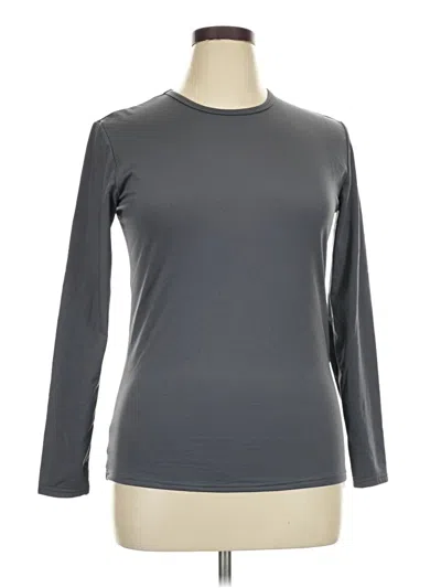 Pre-owned Assorted Brands Long Sleeve T-shirt In Gray