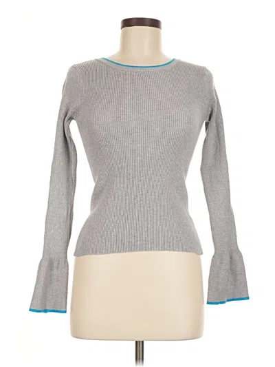 Pre-owned Assorted Brands Long Sleeve T-shirt In Gray