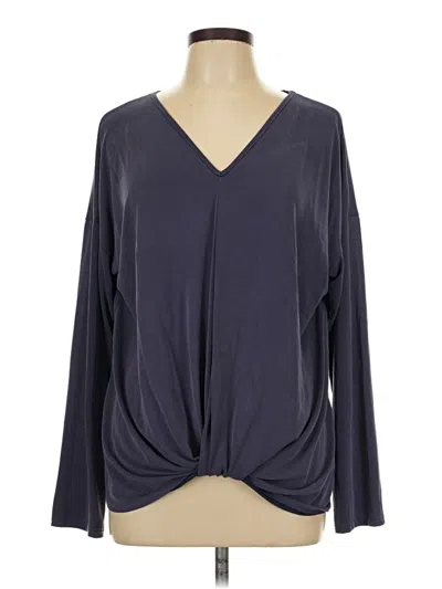 Pre-owned Assorted Brands Long Sleeve T-shirt In Gray