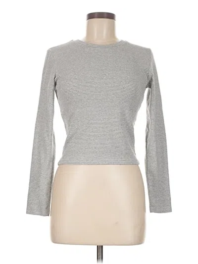Pre-owned Assorted Brands Long Sleeve T-shirt In Gray