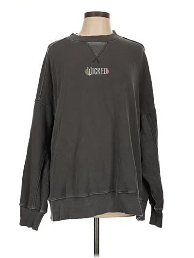 Pre-owned Assorted Brands Long Sleeve T-shirt In Gray