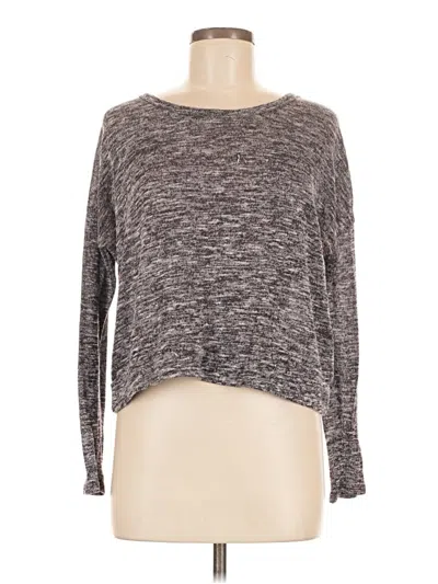 Pre-owned Assorted Brands Long Sleeve T-shirt In Gray