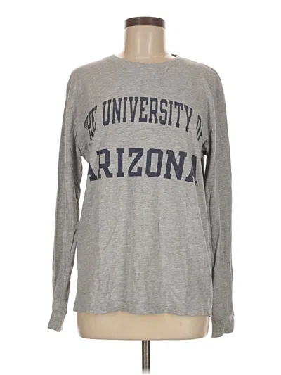 Pre-owned Assorted Brands Long Sleeve T-shirt In Gray