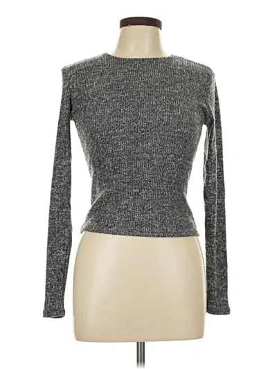 Pre-owned Assorted Brands Long Sleeve T-shirt In Gray