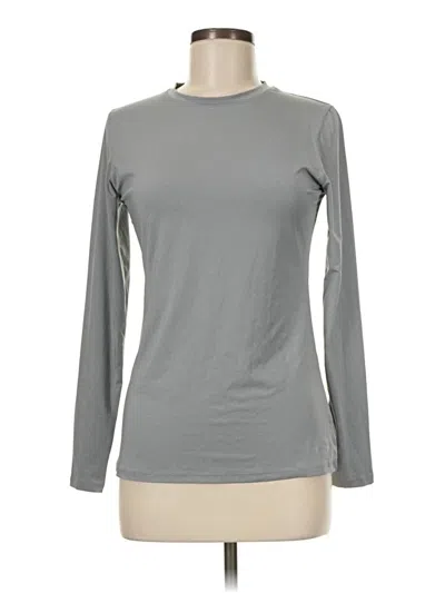 Pre-owned Assorted Brands Long Sleeve T-shirt In Gray