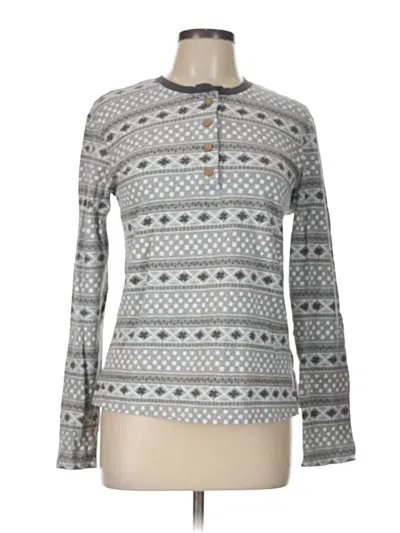 Pre-owned Assorted Brands Long Sleeve T-shirt In Gray