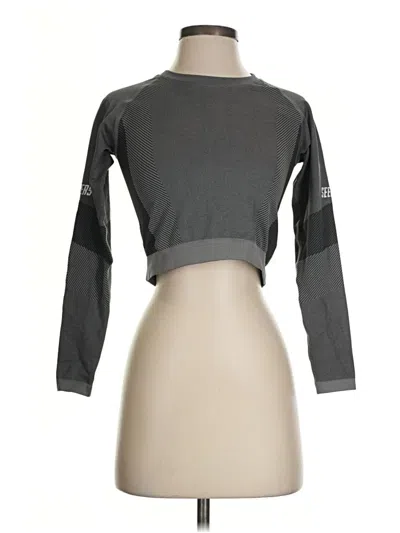 Pre-owned Assorted Brands Long Sleeve T-shirt In Gray