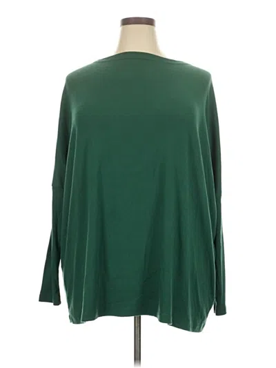 Pre-owned Assorted Brands Long Sleeve T-shirt In Green