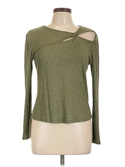 Pre-owned Assorted Brands Long Sleeve T-shirt In Green