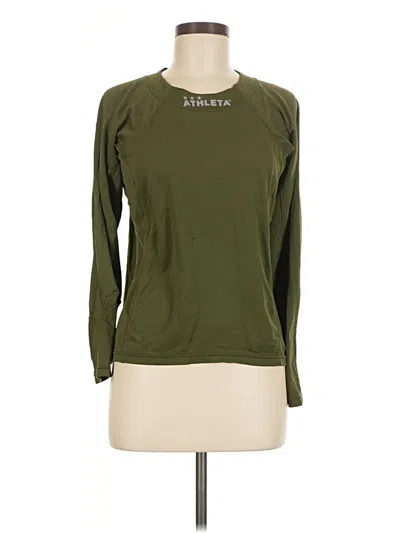 Pre-owned Assorted Brands Long Sleeve T-shirt In Green