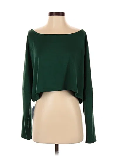 Pre-owned Assorted Brands Long Sleeve T-shirt In Green