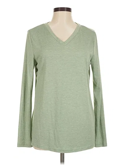 Pre-owned Assorted Brands Long Sleeve T-shirt In Green
