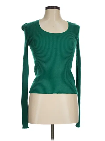 Pre-owned Assorted Brands Long Sleeve T-shirt In Green