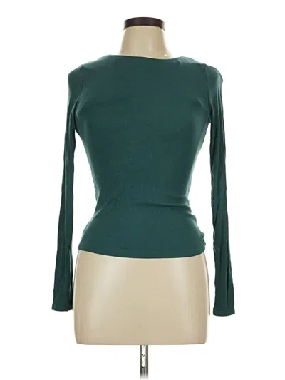 Pre-owned Assorted Brands Long Sleeve T-shirt In Green
