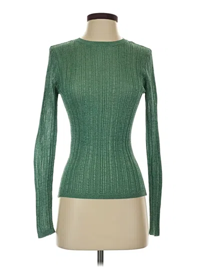 Pre-owned Assorted Brands Long Sleeve T-shirt In Green