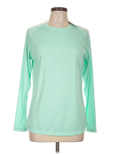 Pre-owned Assorted Brands Long Sleeve T-shirt In Green