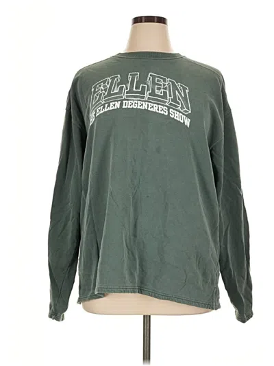 Pre-owned Assorted Brands Long Sleeve T-shirt In Green