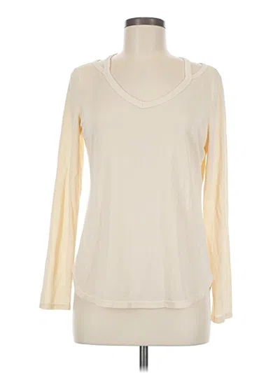 Pre-owned Assorted Brands Long Sleeve T-shirt In Ivory