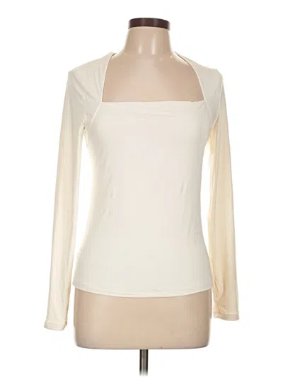 Pre-owned Assorted Brands Long Sleeve T-shirt In Ivory